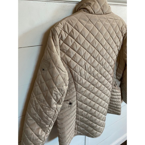 Tommy Hilfiger Womens Mid-lightweight Quilted‎ Jacket Chino - S EUC - Picture 16 of 16